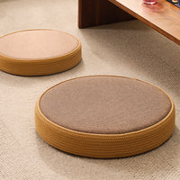 Japanese Style Woven Straw Floor Cushion for Meditation