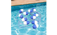 Pool Lane Rope with Buoy Markers Floating Pool Lane Rope with Floats Safety Buoy Line Long-Lasting Heavy-Duty for Training Pools