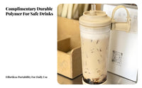 Large Capacity 850ml Tapioca Tumbler Safe Reusable Bubble Tea Cup Easy to Clean for Commuters, Office Workers, on the Go, Commute, Outdoor