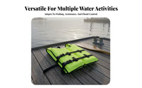 Grown-up Flotation Vest Portable Fishing Buoyancy Vest Watersports Flotation Vest Lightweight Indivi Double Flotation Device