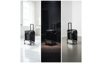 Rolling Makeup Case with Pull Handle Rolling Makeup Case Heavy-Duty for Studio