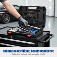 Metric Torque Wrench Set, High Accuracy, Alloy Steel, Automotive Repair Tools, Full Mechanics Kit