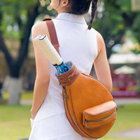 Single Shoulder Racket Bag  Crossbody Racket Holder Fashionable Design Sports Accessory for Women