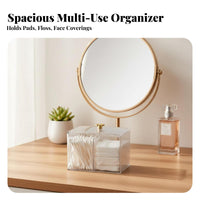 Partitioned Vanity Box Compartmentalized Design Desktop Organizer for Students