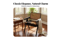 Vintage Design Square Memory Foam Cushion Slow Rebound Square Memory Foam Seat Pad Stylish Pattern for Adults, Students, Living Room