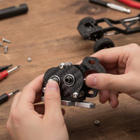 RC Crawler Gearbox Lightweight Gearbox with Carbon Fiber Plates Gearbox with Carbon Fiber Plates CNC-Machined