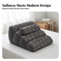 Soft and Comfortable Sit up Support Pillow Multi-Purpose Ergonomic Back Support Pillow Breathable Textile for Adults, Gamers, Bedroom