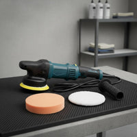 Multi-Function Car Polishing Kit Extended Handle Car Polisher Kit Portable Waxing Polisher Machine Lightweight for Garage, Home Workshop