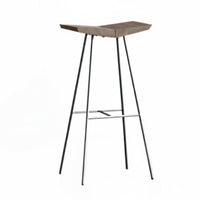 Backless Industrial Stool Easy to Assemble Backless Counter Seat for Bar, Adults