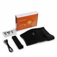 3 Heat Levels Red Light Treatment Hip Wrap Adjustable Strap Electric Heating Hip Brace Deep Penetrating Infrared Treatment Joint Support for Home