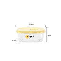 Stackable Design Rice Portioning Box Leakproof Seal Freezer Safe Meal Box Date Indicator Lid Kitchen Storage for Dieters, Office