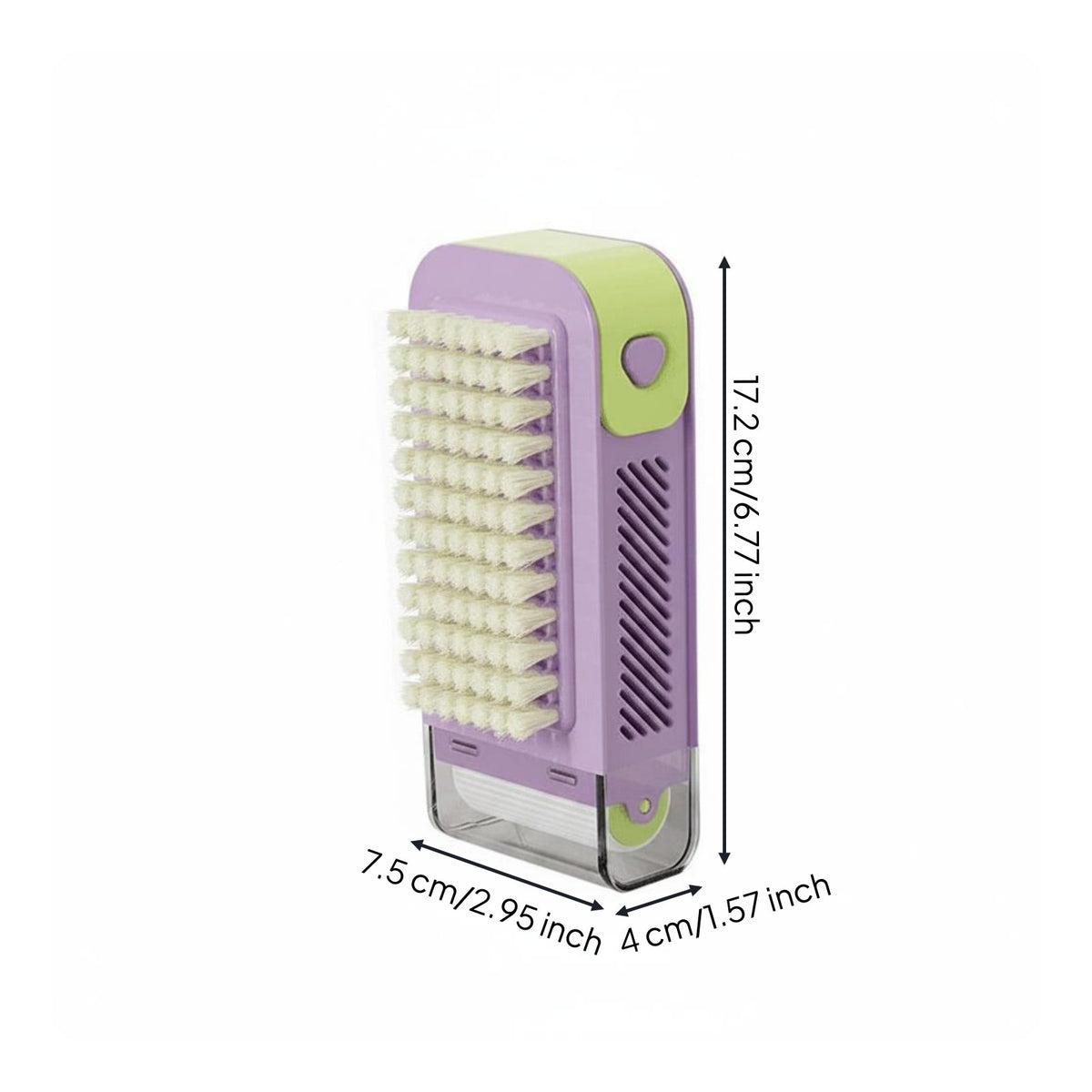 Laundry Soap Brush Box 2-in-1 Soap Brush Box Drainage Design