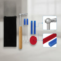 Piano Tuning Tool Kit with Storage Pouch Professional Piano Tuning Kit Portable for Music Studio
