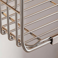 Under-shelf Wire Basket, Extendable, Stainless Steel, Kitchen Storage, Hanging, 21cm×35-59cm×13cm