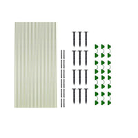 Garden Net Frame Set Long-Lasting Fiberglass Garden Hoops Heavy-Duty