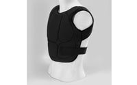 Shock Absorbing Combat Arts Chest Protector Segmented Combat Arts Chest Guard Adjustable Protector Vest with Strap Lightweight