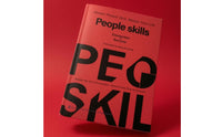 Interpersonal Abilities Book Bold Lettering Red Paperback Book Black Typography Learning Aid