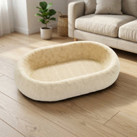 Oval Cat Scratcher Bed Soft Scratching Board Comfortable for Small Pets