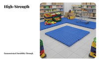 humidityresistant Raised Pinterlocking floor tilesic Floor Panel Waterresistant modular Tiles Anti-Slip Surface safety Matting sturdyDuty for Warehouse Workers, Business Owners, DIY hobbyists, Cold Storage, Workshop, Basement, Utility Room