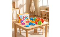 Educational Egg Matching Game Educational Number Matching Eggs Fine Motor Skills Dinosaur Egg Toy Interactive for Toddlers, Preschool