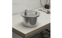 Underwater Transformer Housing IP68 Junction Box with Cable Glands Sealed Waterproof Junction Box with Ports for Swimming Pools, Outdoor Ponds