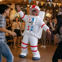 Inflatable Astronaut Costume Funny Inflatable Astronaut Suit Eye-Catching Character Suit for Adults, Parties
