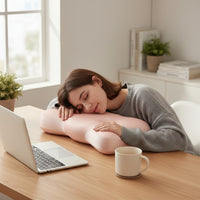 Side Sleeper Contour Pillow Ergonomic Memory Foam Pillow Contoured Bedding Pressure Relief for Bedroom, Salon