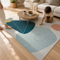 Nordic Style Washable Living Room Rug Modern Minimalist Bedroom Floor Mat