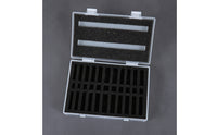 Clear Display Case with Foam Transparent Figure Storage Case Compact Showcase Rectangular for Hobbyists