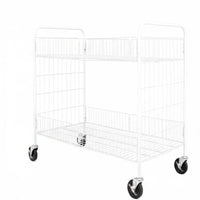 Folding Push Cart, Mobile Promotion Rack, Snack Display Flower Cart, Multi-Scene Use, Durable Metal, Easy Storage, for Sushi