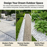 Garden Stepping Stones, 20 kg Bag 1-2 cm Irregular Stone, Landscaping Stepping Stones for Outdoor Walkway, Stone Pavers