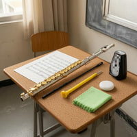 C-Pitch Piccolo Golden Keys C Key Piccolo White Copper Body