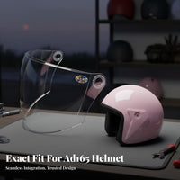 Windproof Motorcycle Helmet Visor Scratch Resistant Helmet Visor Clear Vision Protection