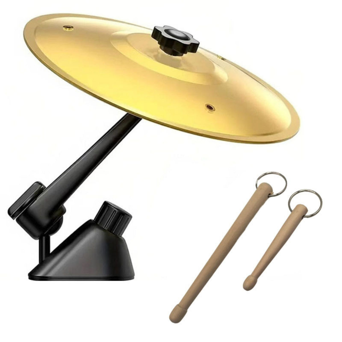 3 Pieces Shiny Sound Car Cymbal Air Vent Easy to Install Air Vent Cymbal Long-Lasting Music Accessory for Dashboard