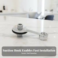 Sturdy Construction Salon Shampoo Bowl Sprayer Holder Easy to Install Shampoo Bed Shower Head Base Universal Fit for Barbers, Hairstylists