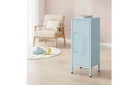 Tall Narrow Storage Cabinet Space-Saving Metal Storage Cabinet for Living Room, Bedroom, Small Apartments