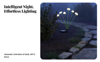 Waterproof Solar Toadstool Light Automatic On/deactivate Solar Toadstool Lights Dusk to Dawn for Lawn, Courtyard, Patio