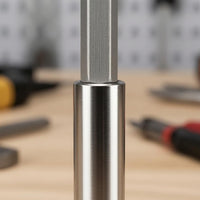 3 Pieces Straight 150 Mm Self-Locking Drill Extension Bar Metal Tool Accessory
