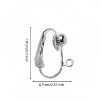 10 Pieces Curved Ear Clip Invisible No-Piercing Ear Clip Easy to Wear Non Piercing Earrings