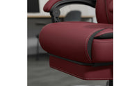 Massage Function Reclining Office Chair with Footrest for Gamers