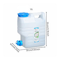Food Grade PE Water Container Leak Resistant Water Jug with Faucet Easy to Clean for Car Travel