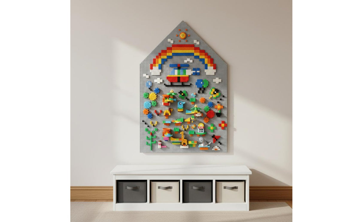 775 Pieces Educational House-Shaped Building Block Set for Kids