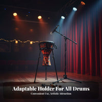 Universal Fit Adjustable Djembe Stand Performance Grade Drum base Portable Percussion Holder sturdy Duty for Percussionists, Music Students, concert Shows, Home Practice, Outdoor Events, Band Rehearsal