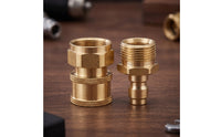 Pressure Washer Fitting Threaded Quick Connector Quick Connect and Disconnect Coupler for Car Vehicle Cleaners