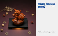 Rosewood Zodiac Animal Figurines, Hand-Carved Solid Wood, Complete Set, Chinese Decorative Sculpture, Desktop Ornament