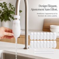 Faucet Filter Cotton Splash-proof Net for Kitchen and Home Water Purification, Washable