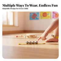 Tinkle & Chime Wristband Easy to Play jingler Strap rattle Engaging Sounds Early Learning Tool for Children, Toddlers, Kindergarten, Stage Performance, Home