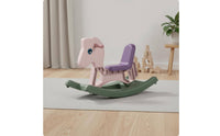 Multifunction Ride Toy Cognitive Training Easy to Move Rocking Horse for Children