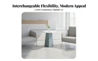 Minimalist Aesthetic Irregularly Shaped sectional Sofa Reconfigurable Configurable Block Sofa Creative design Commercial Furniture Curved contour for Interior Designers, Business Owners, Office Managers, Waiting Room