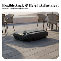 Large Coverage Offset Patio Umbrella Protection Cantilever Umbrella Adjustable Angle Freestanding Sun Canopy Easy Tilt Adjustment for Gardeners, Homeowners, Business Owners, Beach, Poolside, Backyard, Deck